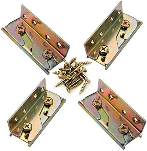 best bed rail metal bracket fitting|universal bed frame brackets.